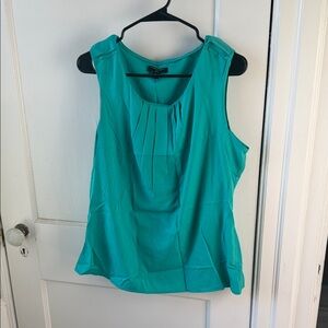 Banana Republic Teal Sleeveless Blouse